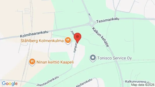 Lager zur Miete i Tampere Lounainen - kort over placeringen