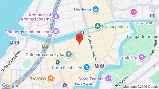 Kontorslokaler för uthyrning i Göteborg Centrum – Foto från Google Street View