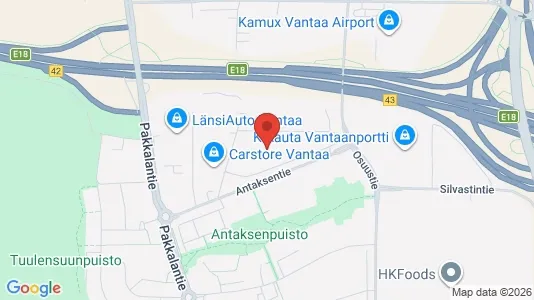 Lokaler til leie i Vantaa – Bilde fra Google Street View