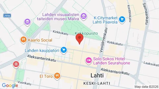 Lokaler til leie i Lahti – Bilde fra Google Street View