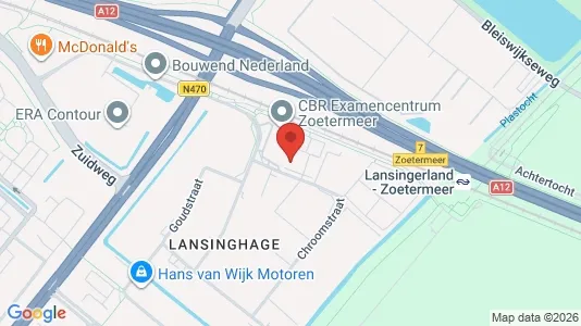 Kantorruimte te huur i Zoetermeer - Foto uit Google Street View
