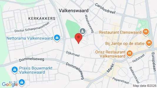 Lokaler til leje i Valkenswaard - kort over placeringen
