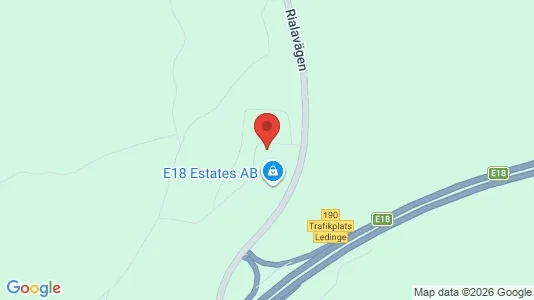Gewerbeflächen zur Miete i Norrtälje – Foto von Google Street View