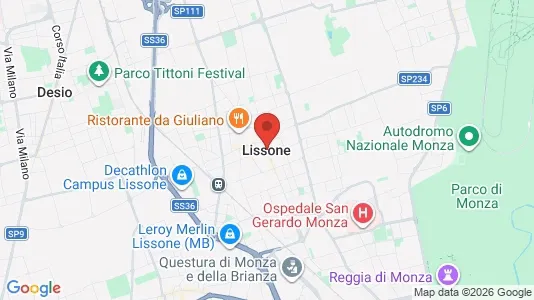 Kaupat Vuokrattavana i Lissone - Kuva Google Street Viewstä