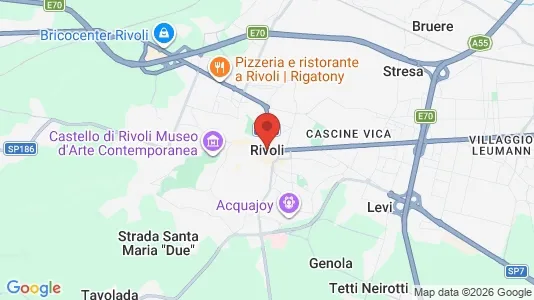 Varastot Vuokrattavana i Rivoli - Kuva Google Street Viewstä