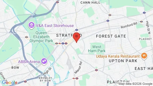 Kontorlokaler til leje i London E15 - Foto fra Google Street View