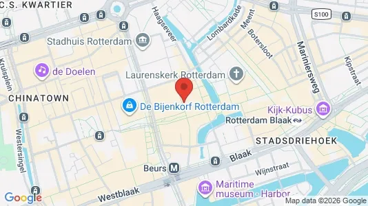 Büros zur Miete i Rotterdam Centrum – Foto von Google Street View