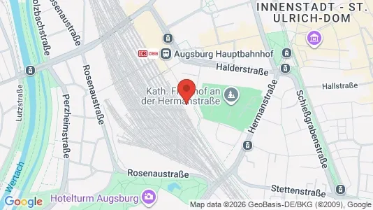 Kontorlokaler til leje i Augsburg - Foto fra Google Street View