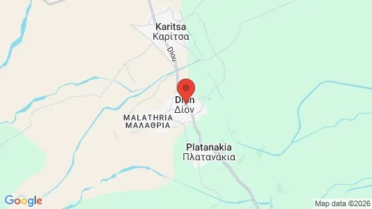 Gewerbeflächen zur Miete i Dio-Olympos – Foto von Google Street View