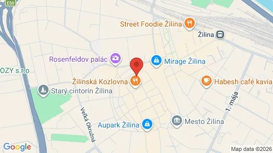 Office spaces for rent i Žilina - kort over placeringen