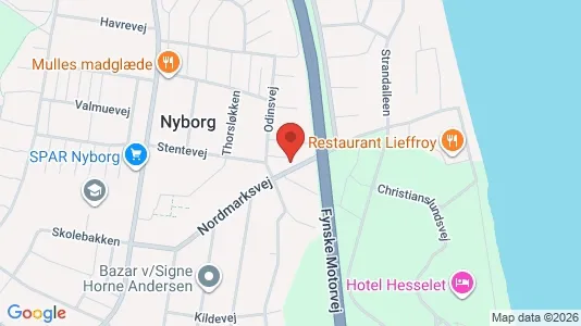 Lokaler til salg i Nyborg - Foto fra Google Street View