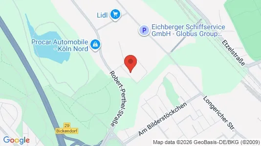 Coworking spaces zur Miete i Köln Nippes - kort over placeringen