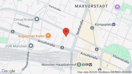Lokaler til leje i München Maxvorstadt - Foto fra Google Street View