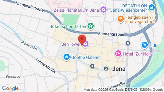 Kontorlokaler til leje i Jena - Foto fra Google Street View