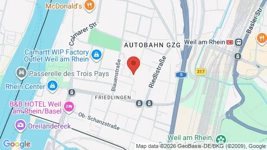Coworking-tilat Vuokrattavana i Lörrach - Kuva Google Street Viewstä