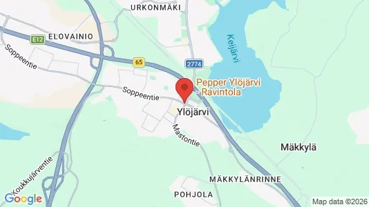 Gewerbeflächen zur Miete i Ylöjärvi - kort over placeringen