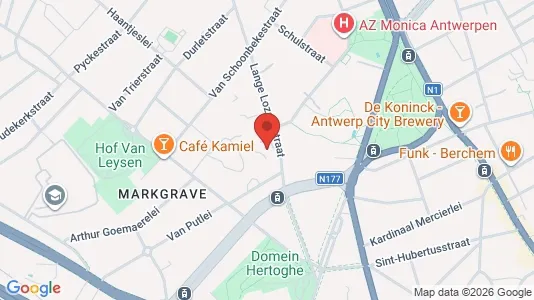 Office spaces for rent i Stad Antwerp - kort over placeringen