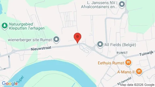 Varastot Vuokrattavana i Rumst - Kuva Google Street Viewstä
