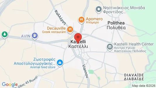 Commercial properties for sale i Minoa Pediada - kort over placeringen