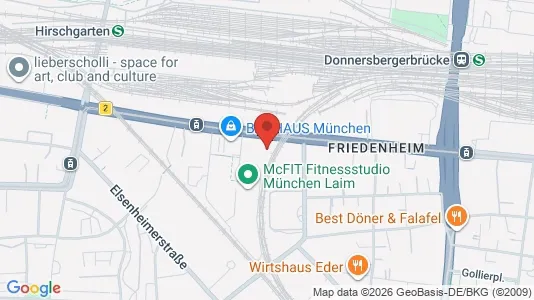 Kontorlokaler til leje i München Laim - Foto fra Google Street View