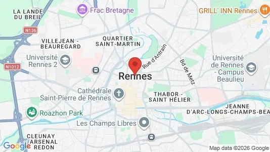 Kontorer til leie i Rennes – Bilde fra Google Street View