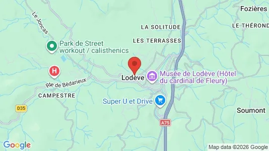 Liikekiinteistöt Vuokrattavana i Lodève - Kuva Google Street Viewstä