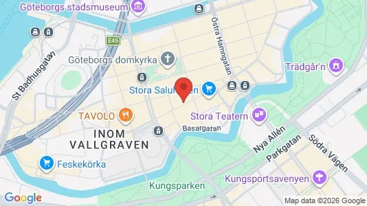 Lokaler til leje i Gøteborg Centrum - kort over placeringen