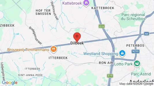 Kontorlokaler til leje i Dilbeek - Foto fra Google Street View