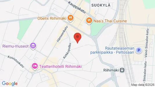 Kontorlokaler til leje i Riihimäki - Foto fra Google Street View