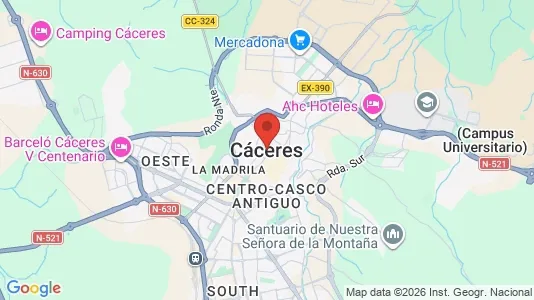 Lokaler til leje i Cáceres - Foto fra Google Street View