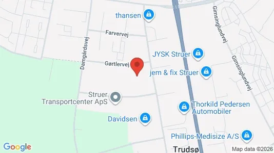 Varastot Myynnissä i Struer - Kuva Google Street Viewstä