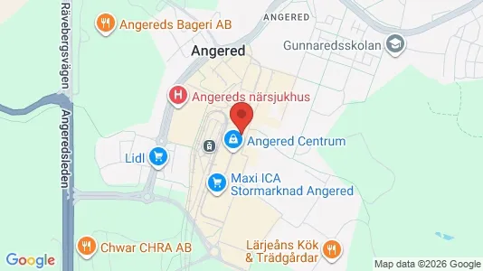 Varastot Vuokrattavana i Angered - Kuva Google Street Viewstä