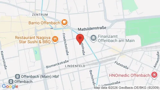 Office spaces for rent i Offenbach am Main - Photo from Google Street View