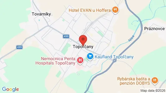 Lokaler til salg i Topoľčany - Foto fra Google Street View