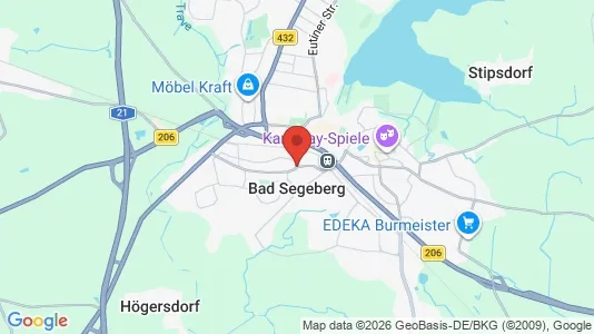 Varastot Vuokrattavana i Segeberg - Kuva Google Street Viewstä