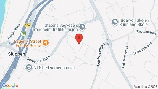 Office spaces for rent i Trondheim Lerkendal - kort over placeringen