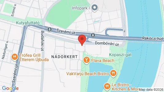 Kontorlokaler til leje i Budapest Újbuda - Foto fra Google Street View