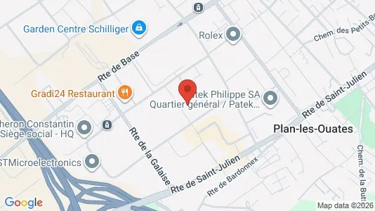 Lokaler til leje i Plan-les-Ouates - kort over placeringen