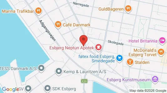 Büros zur Miete i Esbjerg – Foto von Google Street View