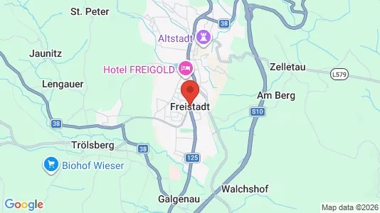 Lager til leie i Freistadt – Bilde fra Google Street View