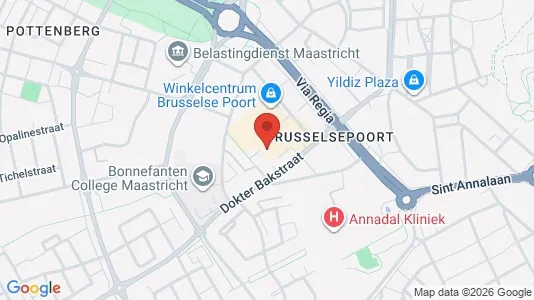 Office spaces for rent i Maastricht - kort over placeringen