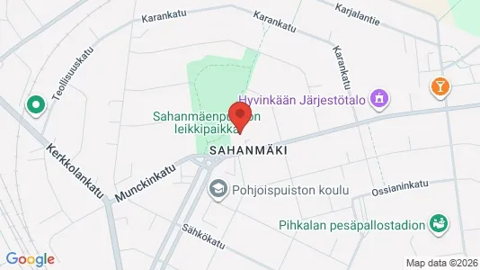 Office spaces for rent i Hyvinkää - kort over placeringen
