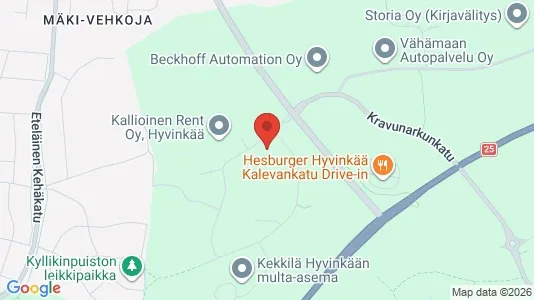 Lagerlokaler til leje i Hyvinkää - Foto fra Google Street View