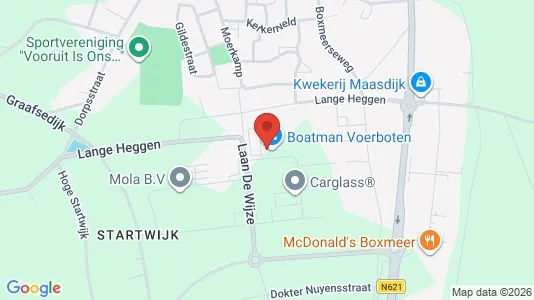 Gewerbeflächen zur Miete i Boxmeer – Foto von Google Street View