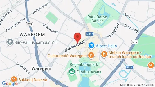 Kantorruimte te huur i Waregem - Foto uit Google Street View