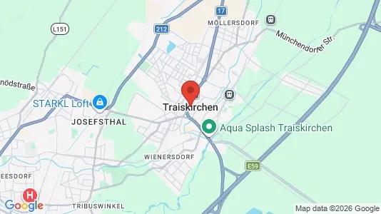 Producties te huur i Traiskirchen - kort over placeringen