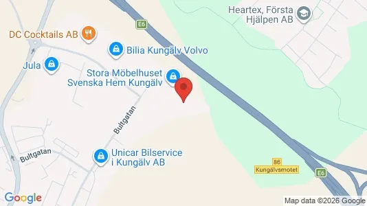 Büros zur Miete i Kungälv – Foto von Google Street View