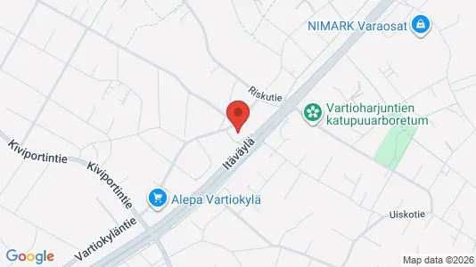 Lager til leie i Helsingfors Itäinen – Bilde fra Google Street View