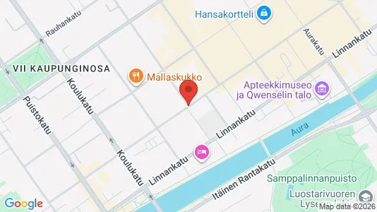 Gewerbeflächen zur Miete i Turku - kort over placeringen