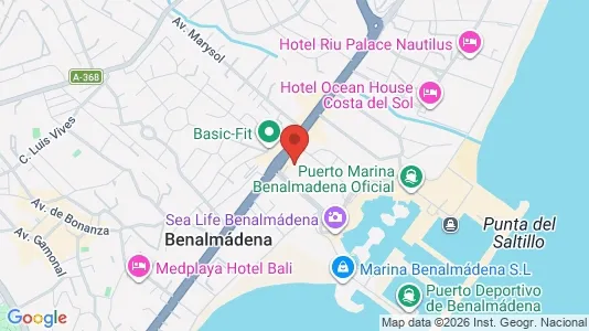 Commercial properties for sale i Benalmádena - kort over placeringen